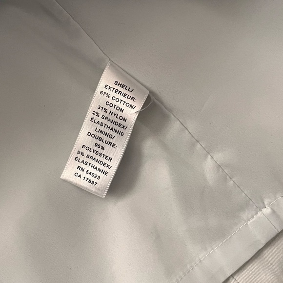 BANANA REPUBLIC ice blue stretch women’s pencil skirt size 4 with front slit - Picture 6 of 9